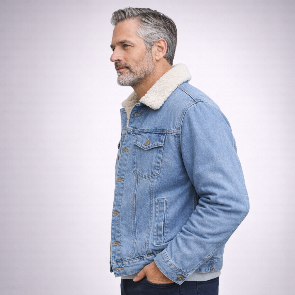 CHAQUETA EN JEAN OVEJERO