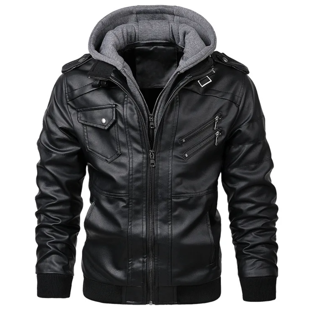 CHAQUETA RUST CUERO